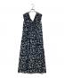 HER LIP TO（ハーリップトゥ）の古着「Paris Daisy Long Dress　1223305016」｜ネイビー