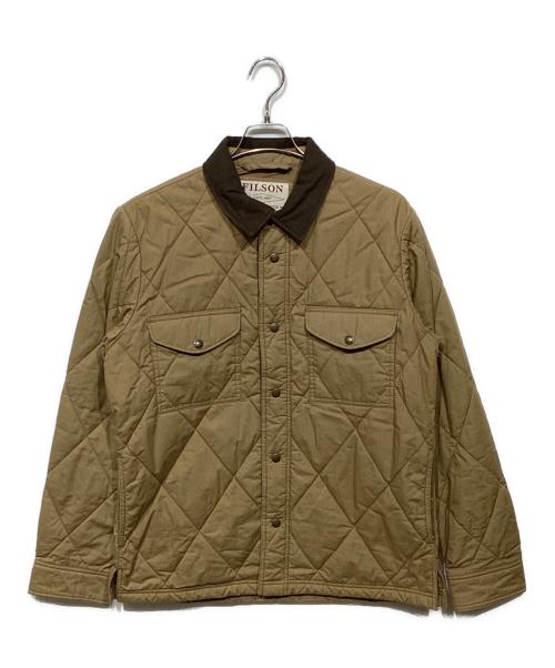 FILSON（フィルソン）FILSON (フィルソン) キルティングジャケット ベージュ サイズ:Mの古着・服飾アイテム