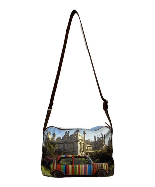 PAUL SMITH（ポールスミス）PAUL SMITH (ポールスミス) 転写プリントショルダーバッグ マルチカラーの古着・服飾アイテム