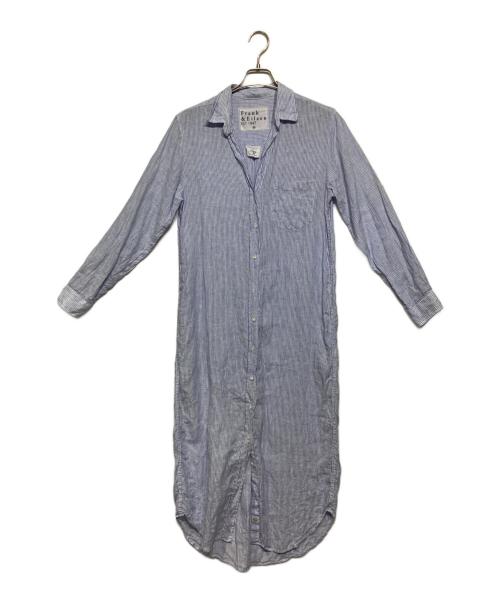 Frank&Eileen（フランクアンドアイリーン）Frank&Eileen (フランクアンドアイリーン) リネンシャツワンピース スカイブルー サイズ:XSの古着・服飾アイテム