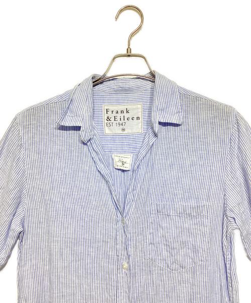 Frank&Eileen（フランクアンドアイリーン）Frank&Eileen (フランクアンドアイリーン) リネンシャツワンピース スカイブルー サイズ:XSの古着・服飾アイテム