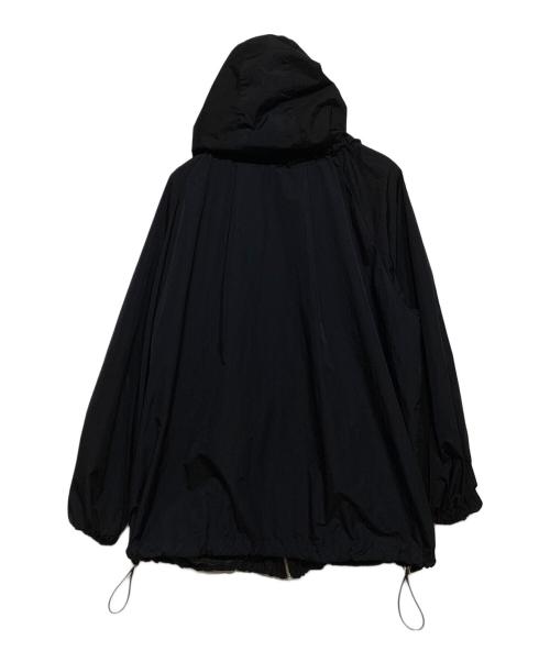 CINOH（チノ）CINOH (チノ) ナイロンフーディーブルゾン ブラック サイズ:38の古着・服飾アイテム