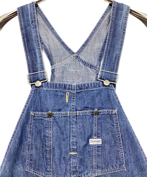 STANDARD CALIFORNIA（スタンダードカリフォルニア）STANDARD CALIFORNIA (スタンダードカリフォルニア) デニムオーバーオール ブルー サイズ:34の古着・服飾アイテム