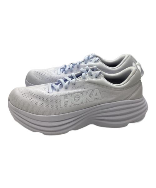 HOKAONEONE（ホカオネオネ）HOKAONEONE (ホカオネオネ) BONDI 8 ローカットスニーカー　1123202 ホワイト サイズ:US10.5Dの古着・服飾アイテム