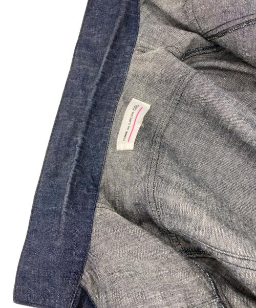 COMME des GARCONS GIRL（コムデギャルソンガール）COMME des GARCONS GIRL (コムデギャルソンガール) フリルデニムジャケット インディゴ サイズ:XSの古着・服飾アイテム