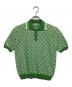 GUCCI（グッチ）の古着「ニットポロシャツ」｜グリーン
