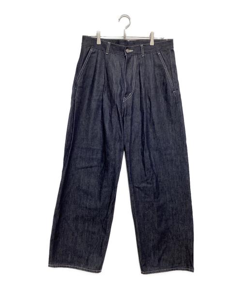 Graphpaper（グラフペーパー）Graphpaper (グラフペーパー) Selvage Denim Two Tuck Pants インディゴ サイズ:2の古着・服飾アイテム