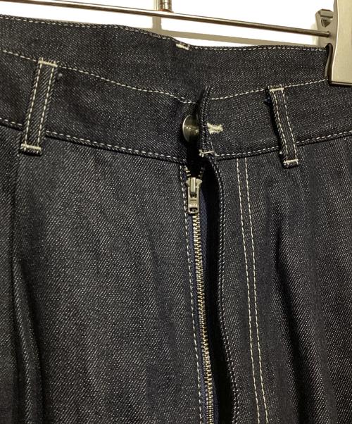 Graphpaper（グラフペーパー）Graphpaper (グラフペーパー) Selvage Denim Two Tuck Pants インディゴ サイズ:2の古着・服飾アイテム