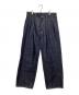 Graphpaper（グラフペーパー）の古着「Selvage Denim Two Tuck Pants」｜インディゴ