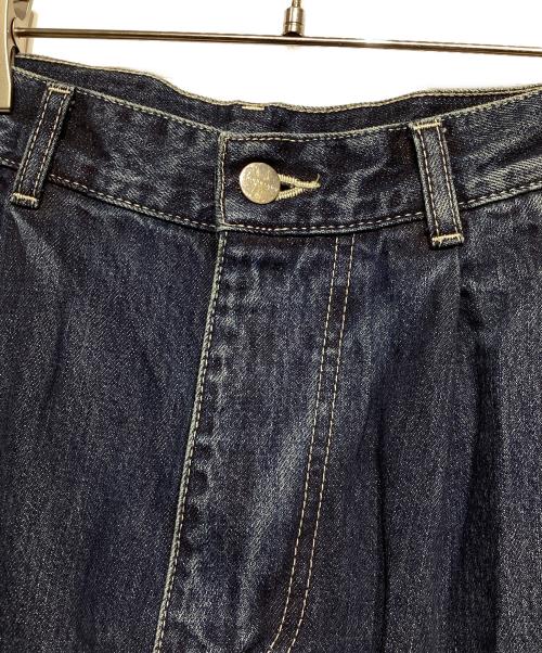Graphpaper（グラフペーパー）Graphpaper (グラフペーパー) Selvage Denim Two Tuck Pants インディゴ サイズ:2の古着・服飾アイテム