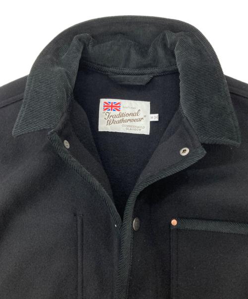 Traditional Weatherwear（トラディショナルウェザーウェア）Traditional Weatherwear (トラディショナルウェザーウェア) UNIONWEAR WORK JACKET 002(ユニオウェア ワーク ジャケット) ブラック サイズ:38の古着・服飾アイテム
