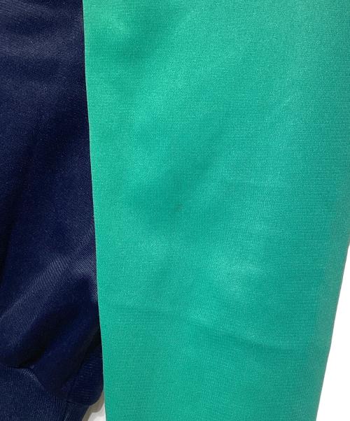 adidas（アディダス）adidas (アディダス) 80ｓトラックジャケット グリーン×ネイビー サイズ:162の古着・服飾アイテム