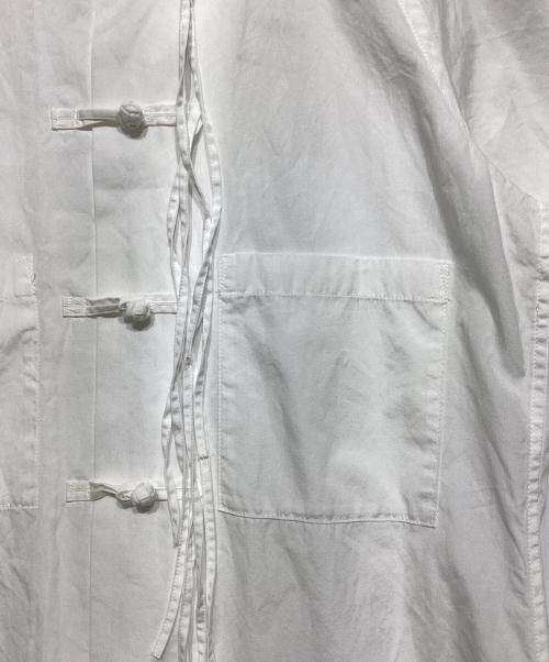 Y's（ワイズ）Y's (ワイズ) チャイナシャツ ホワイト サイズ:1の古着・服飾アイテム