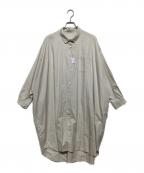 GALLEGO DESPORTESギャレゴデスポート）の古着「コットン ロングシャツ」｜ベージュ