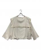 ORCIVALオーシバル）の古着「セーラーカラーシャツ」｜ホワイト