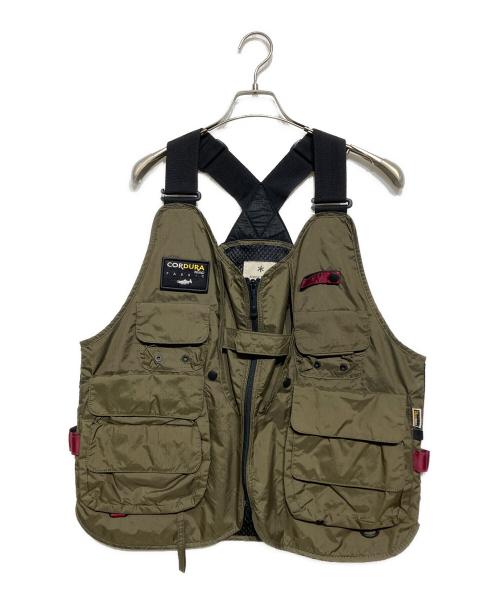Snow peak（スノーピーク）Snow peak (スノーピーク) Camp Vest カーキ サイズ:Lの古着・服飾アイテム