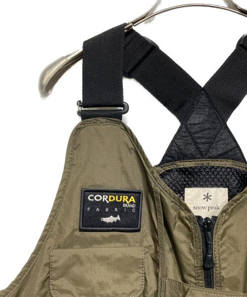 Snow peak（スノーピーク）Snow peak (スノーピーク) Camp Vest カーキ サイズ:Lの古着・服飾アイテム
