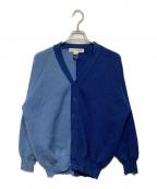 COMME des GARCONS SHIRTコムデギャルソンシャツ）の古着「Lochaven of Scotland oversize cardigan FH-N501」｜ブルー×スカイブルー