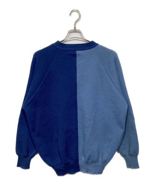 COMME des GARCONS SHIRT（コムデギャルソンシャツ）COMME des GARCONS SHIRT (コムデギャルソンシャツ) Lochaven of Scotland oversize cardigan FH-N501 ブルー×スカイブルー サイズ:Sの古着・服飾アイテム