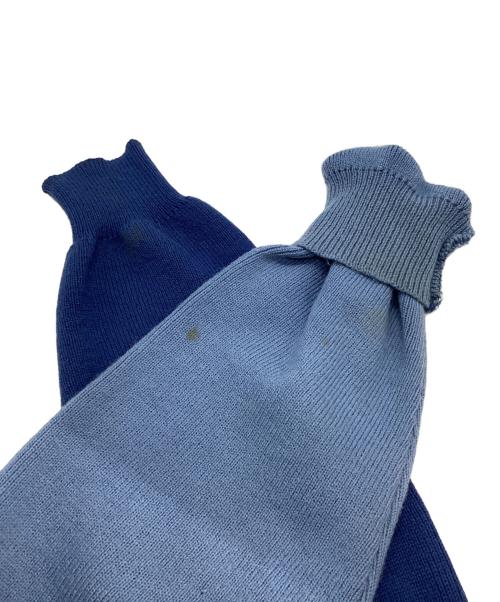 COMME des GARCONS SHIRT（コムデギャルソンシャツ）COMME des GARCONS SHIRT (コムデギャルソンシャツ) Lochaven of Scotland oversize cardigan FH-N501 ブルー×スカイブルー サイズ:Sの古着・服飾アイテム