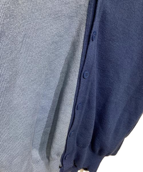 COMME des GARCONS SHIRT（コムデギャルソンシャツ）COMME des GARCONS SHIRT (コムデギャルソンシャツ) Lochaven of Scotland oversize cardigan FH-N501 ブルー×スカイブルー サイズ:Sの古着・服飾アイテム