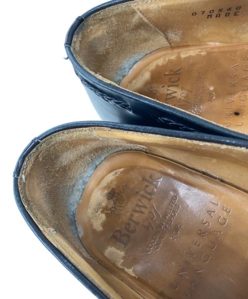 berwick（バーウィック）berwick (バーウィック) UNIVERSAL LANGUAGE (ユニバーサルランゲージ) タッセルローファー ブラック サイズ:6 1/2の古着・服飾アイテム