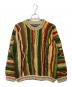 Coogi（クージー）の古着「3Dニット」｜ベージュ×グリーン