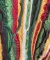 中古・古着 Coogi (クージー) 3Dニット ベージュ×グリーン サイズ:S：7000円
