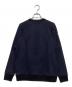 BRIEFING (ブリーフィング) MS W RUSSEL CREWNECK ブラック サイズ:M 未使用品：18000円