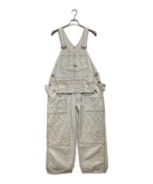 CAN'T BUST EM（キャントバステム）CAN'T BUST EM (キャントバステム) 50ｓエプロン付きオーバーオール ホワイト サイズ:-の古着・服飾アイテム