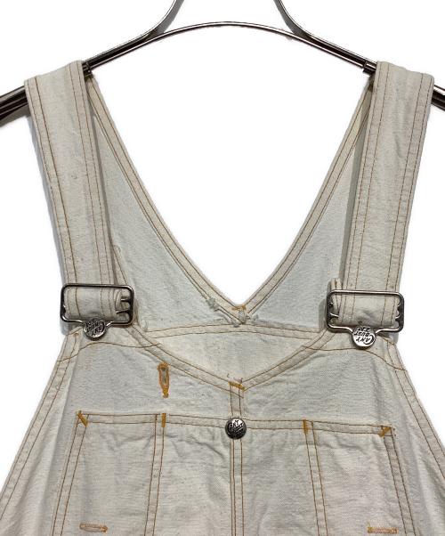 CAN'T BUST EM（キャントバステム）CAN'T BUST EM (キャントバステム) 50ｓエプロン付きオーバーオール ホワイト サイズ:-の古着・服飾アイテム