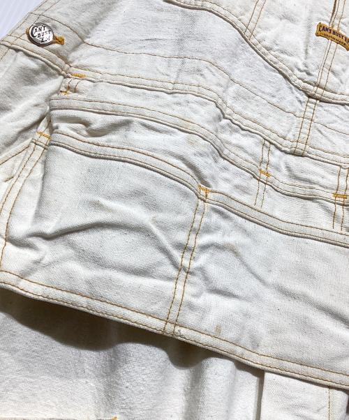 CAN'T BUST EM（キャントバステム）CAN'T BUST EM (キャントバステム) 50ｓエプロン付きオーバーオール ホワイト サイズ:-の古着・服飾アイテム