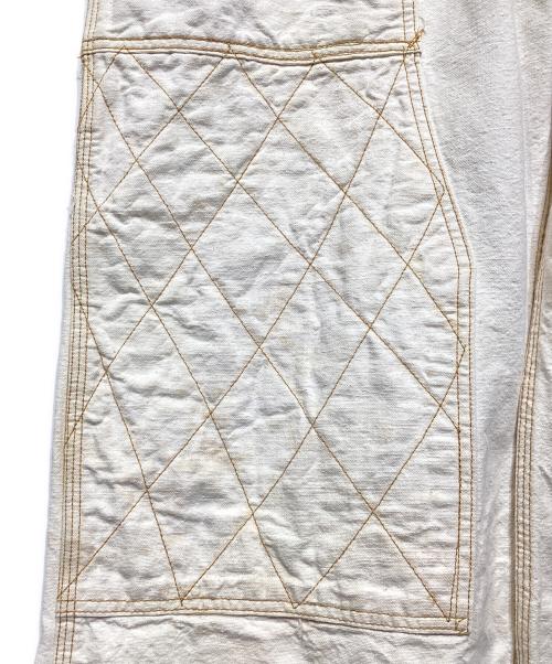 CAN'T BUST EM（キャントバステム）CAN'T BUST EM (キャントバステム) 50ｓエプロン付きオーバーオール ホワイト サイズ:-の古着・服飾アイテム