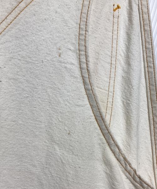 CAN'T BUST EM（キャントバステム）CAN'T BUST EM (キャントバステム) 50ｓエプロン付きオーバーオール ホワイト サイズ:-の古着・服飾アイテム