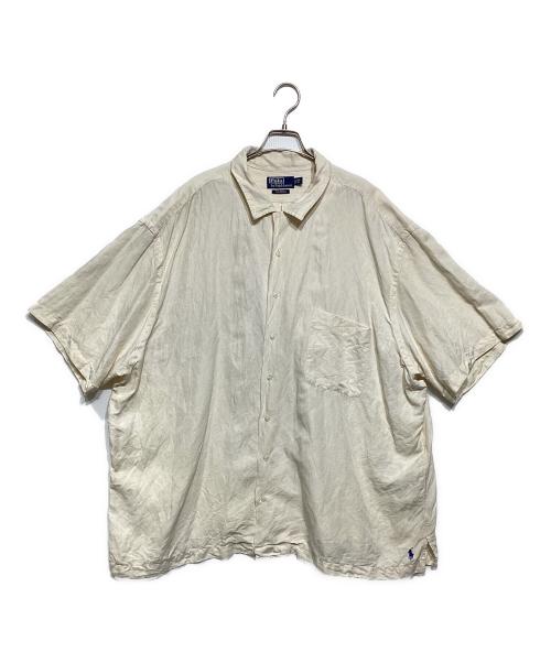 POLO RALPH LAUREN（ポロ・ラルフローレン）POLO RALPH LAUREN (ポロ・ラルフローレン) CALDWELL オープンカラーシャツ ホワイト サイズ:3XBの古着・服飾アイテム