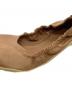 中古・古着 VIVOBARE FOOT (ビボベアフット) バレエパンプス キャメル サイズ:39：8000円