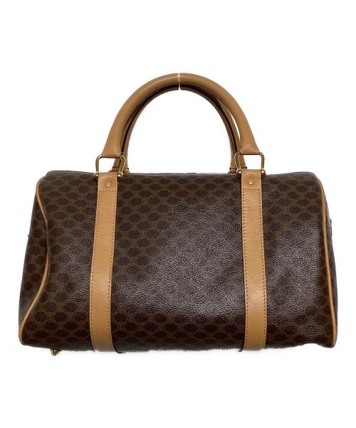 CELINE（セリーヌ）CELINE (セリーヌ) マカダム ミニボストンバッグ ブラウンの古着・服飾アイテム