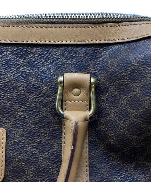 CELINE（セリーヌ）CELINE (セリーヌ) マカダム ミニボストンバッグ ブラウンの古着・服飾アイテム