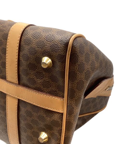CELINE（セリーヌ）CELINE (セリーヌ) マカダム ミニボストンバッグ ブラウンの古着・服飾アイテム