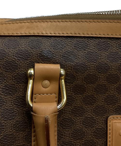 CELINE（セリーヌ）CELINE (セリーヌ) マカダム ミニボストンバッグ ブラウンの古着・服飾アイテム