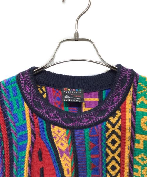 Emaroo（エマルー）Emaroo (エマルー) 3Dニット マルチカラー サイズ:14の古着・服飾アイテム