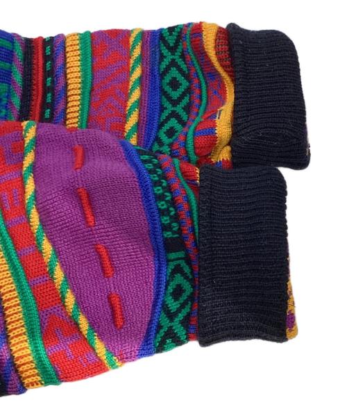 Emaroo（エマルー）Emaroo (エマルー) 3Dニット マルチカラー サイズ:14の古着・服飾アイテム