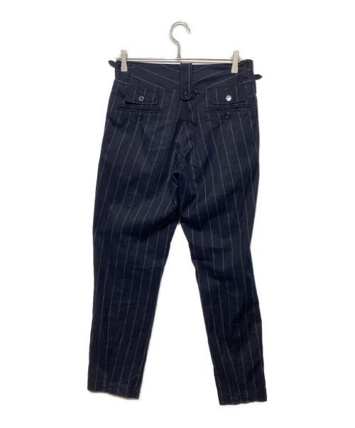 DOLCE & GABBANA（ドルチェ＆ガッバーナ）DOLCE & GABBANA (ドルチェ＆ガッバーナ) ストライプグルカパンツ ネイビー サイズ:46の古着・服飾アイテム