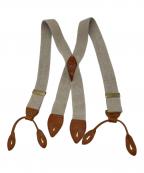 NIGEL CABOURNナイジェルケーボン）の古着「サスペンダー」｜アイボリー×ベージュ