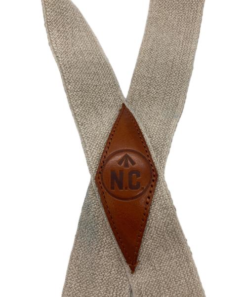 NIGEL CABOURN（ナイジェルケーボン）NIGEL CABOURN (ナイジェルケーボン) サスペンダー アイボリー×ベージュの古着・服飾アイテム