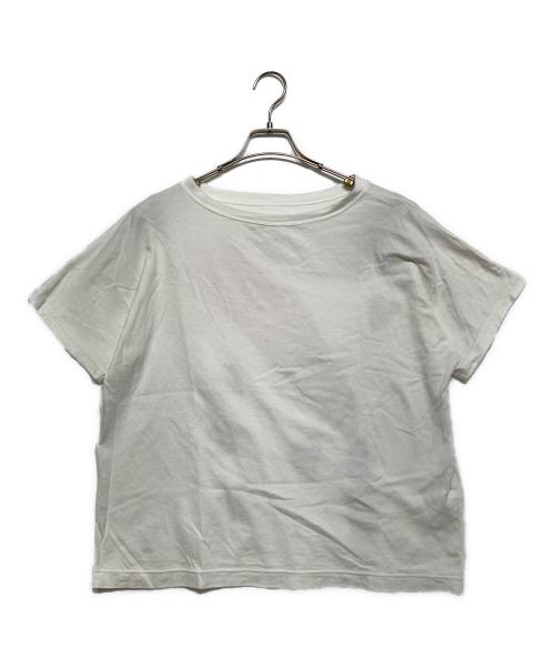 ISSEY MIYAKE（イッセイミヤケ）ISSEY MIYAKE (イッセイミヤケ) IKKO TANAKA (イッコウタナカ) プリントTシャツ ホワイト サイズ:5の古着・服飾アイテム