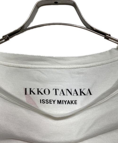 ISSEY MIYAKE（イッセイミヤケ）ISSEY MIYAKE (イッセイミヤケ) IKKO TANAKA (イッコウタナカ) プリントTシャツ ホワイト サイズ:5の古着・服飾アイテム