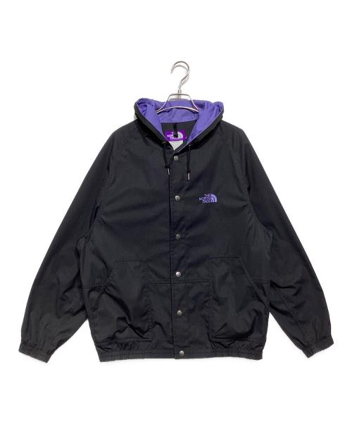 THE NORTHFACE PURPLELABEL（ザ・ノースフェイス パープルレーベル）THE NORTHFACE PURPLELABEL (ザ・ノースフェイス パープルレーベル) 65/35 HOOD VARSITY JACKET ブラック サイズ:Lの古着・服飾アイテム