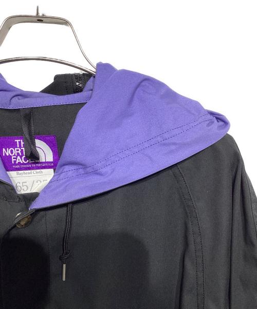 THE NORTHFACE PURPLELABEL（ザ・ノースフェイス パープルレーベル）THE NORTHFACE PURPLELABEL (ザ・ノースフェイス パープルレーベル) 65/35 HOOD VARSITY JACKET ブラック サイズ:Lの古着・服飾アイテム