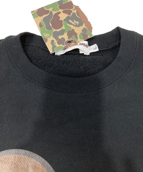 A BATHING APE（ア ベイシング エイプ）A BATHING APE (ア ベイシング エイプ) Nintendo (ニンテンドー) SUPER MARIO プリントスウェット ブラック サイズ:Lの古着・服飾アイテム
